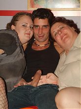 Mature plump models Agnes Eva and Anna Marie got their chubby cooters fucked hard in this threesome